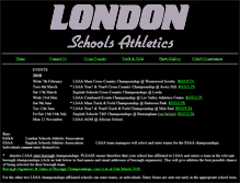 Tablet Screenshot of londonschoolsaa.net